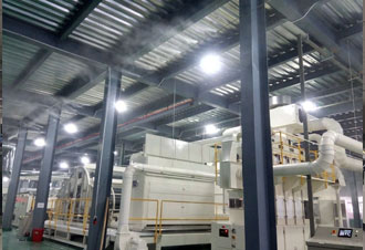 電子廠加濕除靜電解決方案—西子集團(tuán)生產(chǎn)車間