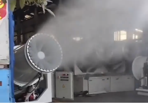 馬路上的揚塵用什么噴霧除塵設備